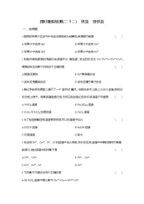 高中化学人教版 (2019)必修 第一册铁及其化合物课后复习题