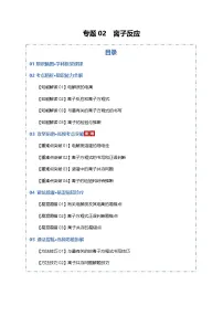 高考化学一轮复习-离子反应（知识清单）（全国通用）（解析版）
