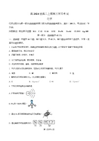 四川省泸州市泸县第五中学2025-2026学年高二上学期12月月考化学试卷（Word版含解析）