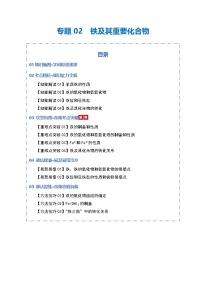 高考化学一轮复习-铁及其重要化合物（知识清单）（全国通用）（解析版）