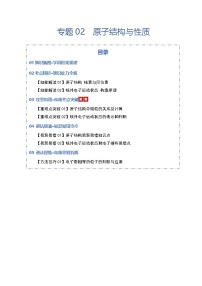 高考化学一轮复习-原子结构与性质（知识清单）（全国通用）（原卷版）