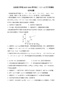 安徽省定远育才学校2025-2026学年高二（上）12月月考模拟化学试题 (1)