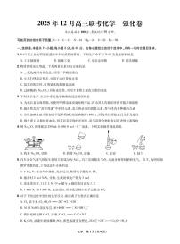 东北精准教学联盟2025-2026学年高三上学期12月联考考后强化卷化学试卷（含答案）