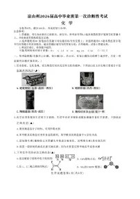 四川省凉山州2026届高中三年级上学期第一次诊断性考试（凉山州一诊）化学试卷（含答案）