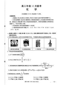 河北省2026届高三上学期12月联考化学试题（含答案）