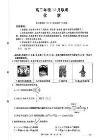 河北省2026届高三上学期12月联考化学试题(含答案)
