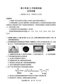 2026届T8联考（八省联考）河北地区高三上学期12月化学试卷及答案