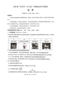 广西贵百河2025-2026学年高一上学期12月联考化学试题