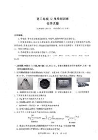 2026届（T8联考）（河北专版）高三年级12月检测训练化学试题（附参考答案）