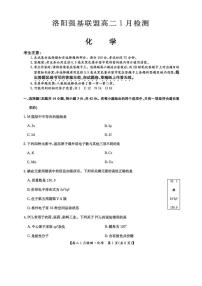 河南省洛阳市强基联盟2025-2026学年高二上学期1月月考化学试题含答案含答案解析