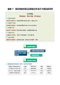 重难03 陌生情境中氧化还原型化学(离子)方程式的书写（重难专练）（全国通用）2026年高考化学二轮复习讲练测+答案