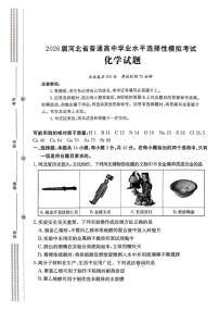 河北名校协作体2026届高考一模化学试题+答案