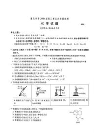 重庆市南开中学校2026届高三上学期第五次质量检测化学试题（含答案）
