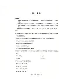 海南省部分学校联考2025-2026学年高一上学期1月期末化学试题
