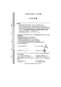 2025-2026学年安徽省阜阳市太和中学高三上学期1月月考化学