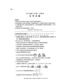 2026届百师联盟高三上学期1月联考化学试题+答案