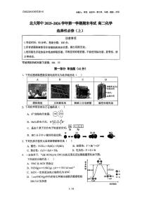 2026北京北大附中高二（上）期末化学试卷