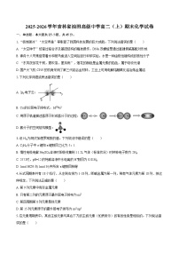 2025-2026学年吉林省油田高级中学高二（上）期末化学试卷-自定义类型