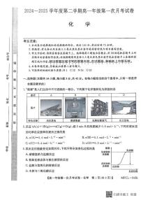 河北省沧州市三县联考2024-2025学年高一下学期3月第一次月考化学试卷（无答案）