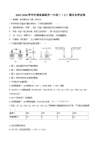 2025-2026学年甘肃省嘉峪关一中高二（上）期末化学试卷-自定义类型