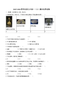 2025-2026学年北京九中高一（上）期末化学试卷-自定义类型