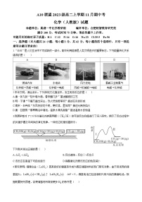 安徽省A10联盟2024-2025学年高二上学期11月期中考试化学试题（含答案）