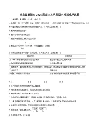 湖北省襄阳市2026届高三上学期期末模拟化学试题