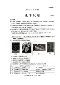 2026届山东省泰安市高三一模上学期一轮检测 化学试题及答案