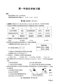 四川省德阳市2025-2026学年高一上学期期末考试化学试卷