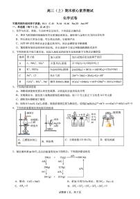 四川省成都市成都七中2025-2026学年2026届高三上学期期末考试化学试题（含答案）