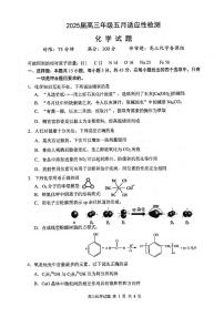 华中师范大学第一附属中学2025届高三下学期五月适应性检测化学试卷（含答案）
