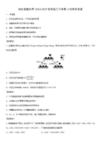 2024-2025学年河北省衡水市高二下学期2月开学考试化学试卷