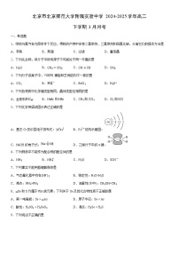 2024-2025学年北京市北京师范大学附属实验中学高二下学期3月月考化学试卷（学生版）