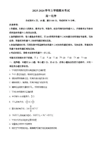 河南信阳市2025-2026学年上学期期末考试高一化学试卷（试卷+解析）