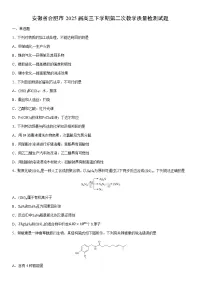 安徽省合肥市2025届高三下学期第二次教学质量检测化学试卷（学生版）