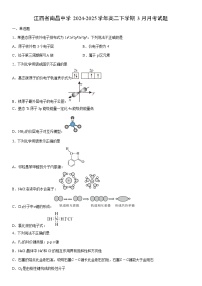 2024-2025学年江西省南昌中学高二下学期3月月考化学试卷（学生版）