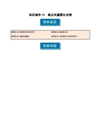 知识清单10 硫及其重要化合物-高考化学一轮复习知识清单（新高考专用）（原卷版）