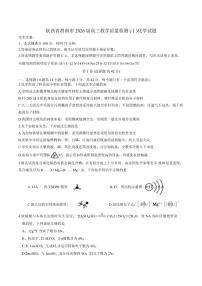 2025-2026学年陕西省渭南市高三上期末教学质量检测(Ⅰ)化学试题（含答案）