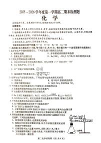 四川省内江市2025-2026学年高二上学期期末考试化学试卷（PDF版附答案）