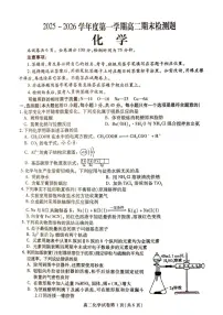 四川省内江市2025-2026学年高二上学期期末考试化学试卷（PDF版附答案）