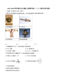 2025-2026学年重庆市主城区七校联考高一（上）期末化学试卷-自定义类型