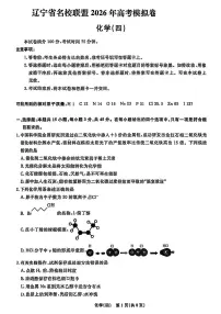 辽宁省名校联盟2026年高考模拟卷化学试卷四 (含答案)