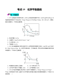 2026年新高考化学小题训练考点19化学平衡图象(原卷版+解析)