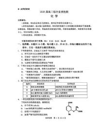 安徽省江南十校2026届高三下学期开学考试化学试卷（PDF版附答案）