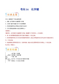 高考化学一轮复习考点巩固练习考向16 化学键（含答案解析）