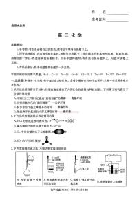 2026年湖南新高考联盟高三下学期3月化学试题及答案