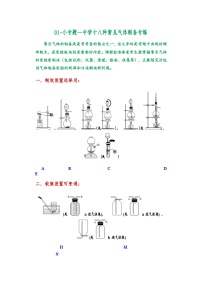 2026届高三化学二轮复习+20--小专题--实验中学气体制备专题试卷