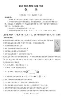 陕西省2024-2025学年高二下学期期末教学质量检测 化学试卷（含答案）