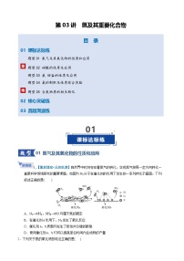 第03讲 氮及其重要化合物（专项训练）（天津专用）2026年高考化学一轮复习讲练测+答案
