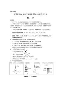 贵州省毕节市2026届高三下学期3月高考第二次适应性考试化学试题（PDF版附答案）
